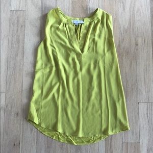 LOFT chartreuse yellow tank